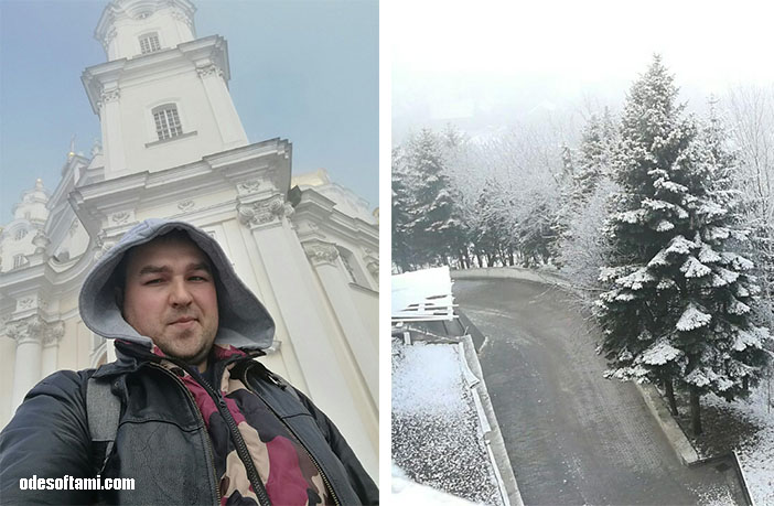 Денис Алексеенко на день рождения в Свято-Успенская Почаевская Лавра - odesoftami.com