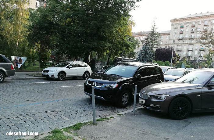 Секретное место для бесплатной парковки в Киев, ул. Проездна 5 - odesoftami.com