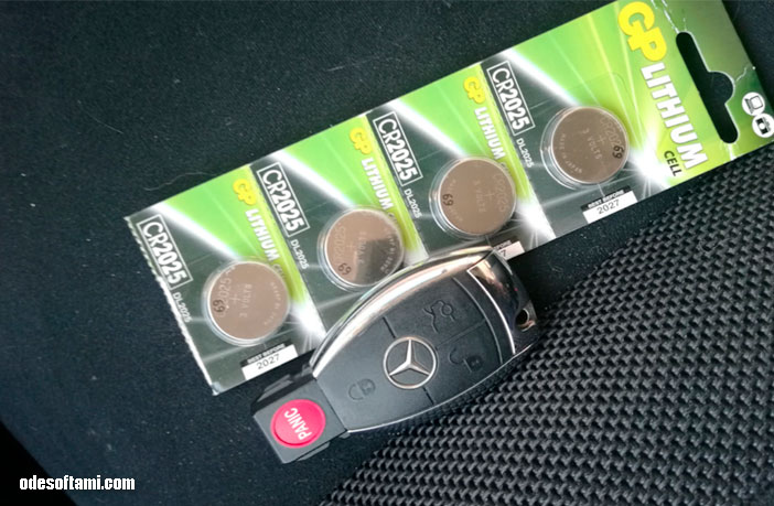 Замена батарейки в ключе Mercedes - odesoftami.com