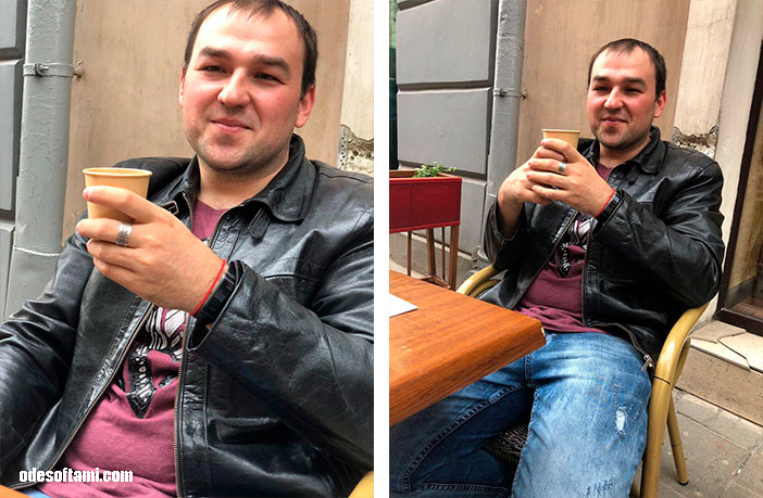 Денис Алексеенко и Львовский кофе, кстати не очень вкусный - odesoftami.com