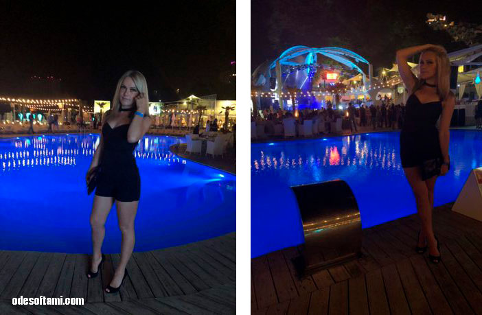 Ирина Буслаева позирует у бассейна на концерте Hardkiss в Ibiza - odesoftami.com