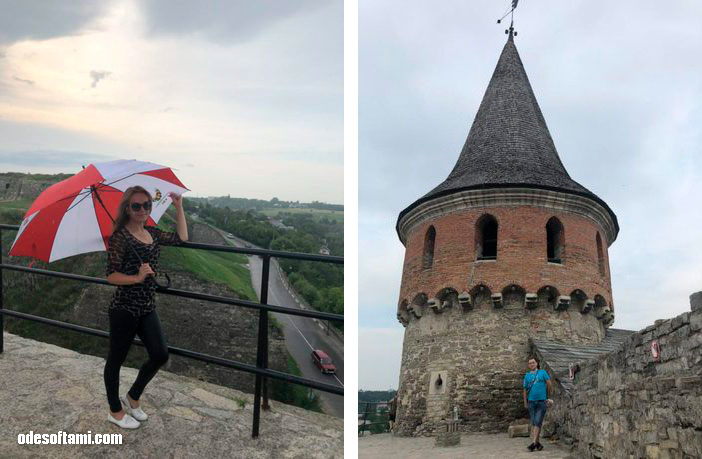 Ирина Буслаева и Денис Алексеенко добрались до Каменец-Подольская крепость, Украина - odesoftami.com