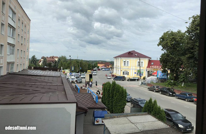 Вид из окна отеля Почаев - odesoftami.com