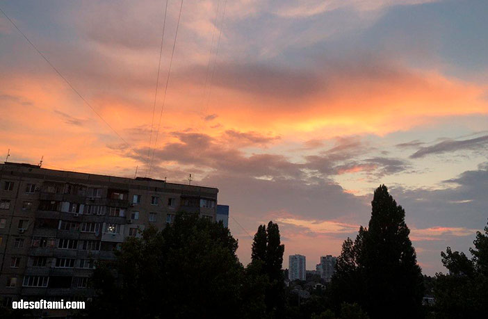 Закат в Одесса - odesoftami.com