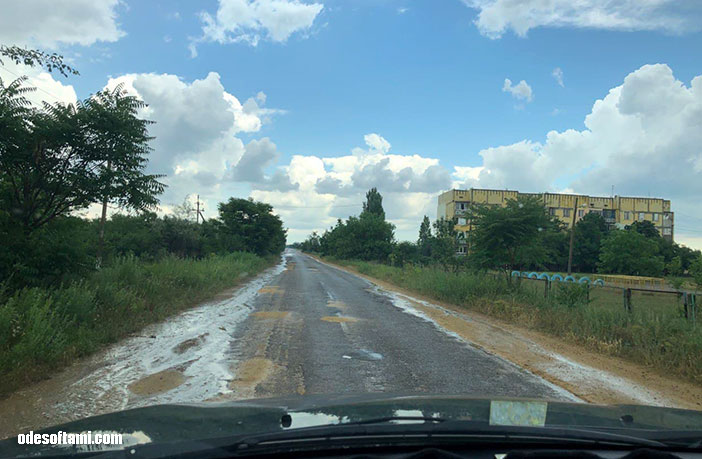 Состояние трассы Р71 село Мариновка - лето 2019 - odesoftami.com