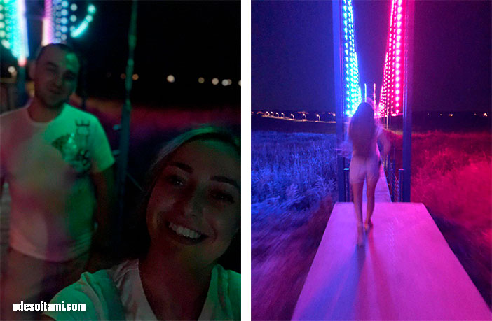Денис Алексеенко и Настя Санудл нашли красочный мост