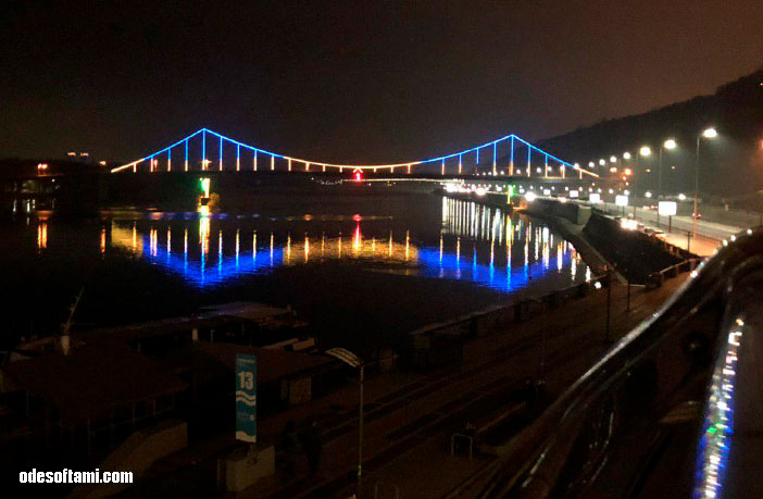 Речной вокзал Киев вид на мост - odesoftami.com