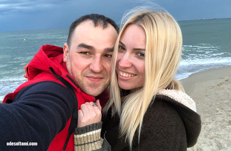 Денис Алексеенко и Аня Кушнерова (annett_105) ❤️ на море в Черноморск 2020 - odesoftami.com