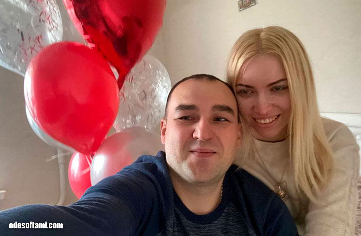 Денис Алексеенко и Анна Кушнерова на день рожденье - odesoftami.com