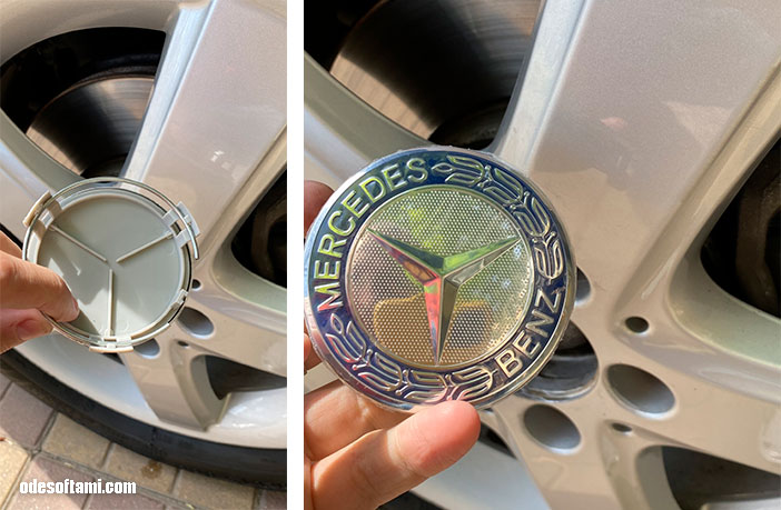Колпачки на литые диски Mercedes-Benz A1714000025 75мм из Китая - odesoftami.com