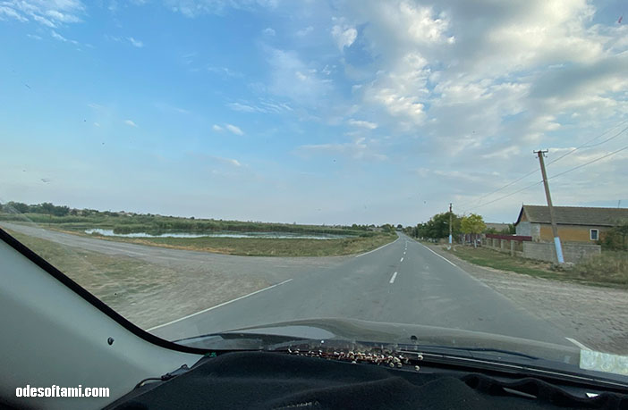 Трасса Т1628 возле Струмок по пути в Вилково, Одесская область - odesoftami.com