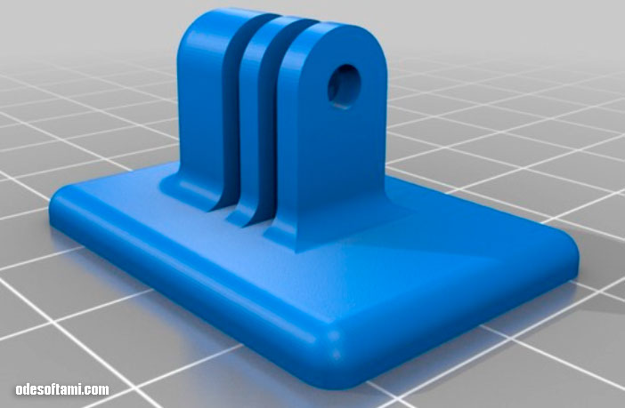 Крепление для видеорегистратора 70Mai Dashcam | 3D модель для распечатки на 3D-принтере c резьбой - odesoftami.com