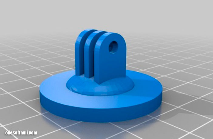 Крепление для видеорегистратора 70Mai Dashcam | 3D модель для распечатки на 3D-принтере круглое - odesoftami.com