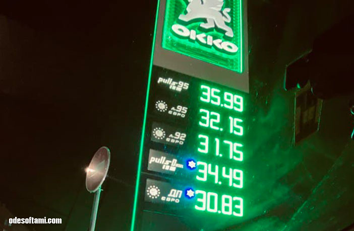 Цены на бензин от АЗС ОККО ноябрь 2021 - odesoftami,com
