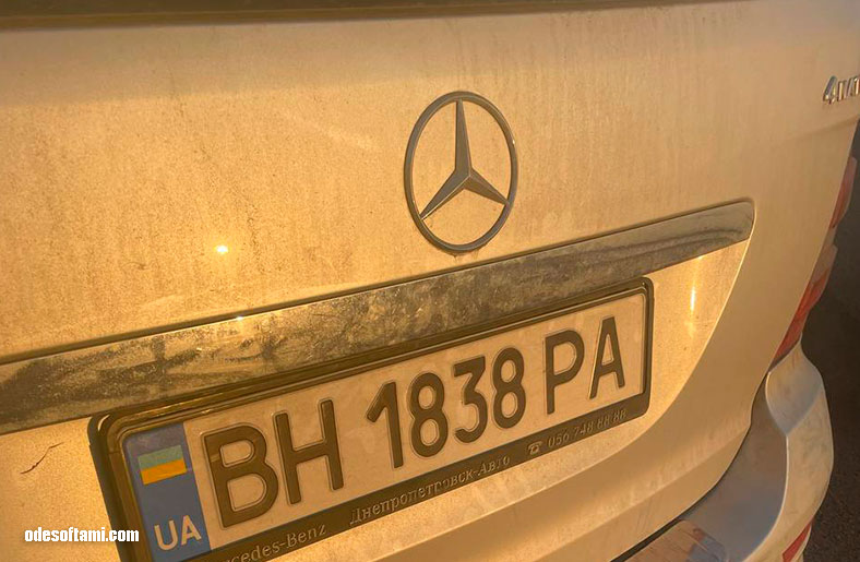 Океанский песок на Mercedes-Benz ML-550 BH1838PA - odesoftami.com