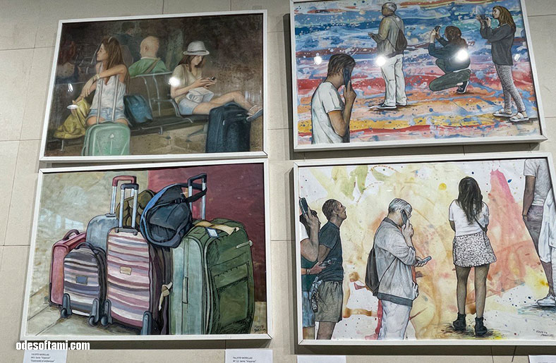 Выставка картин художника @FAUSTO.MORI в Аэропорт Валенсия - Фото 04 - odesoftami.com