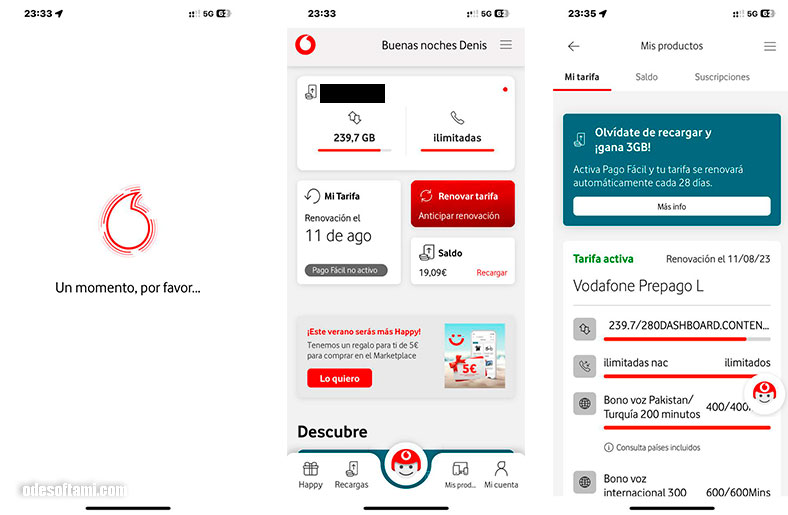 Vodafone ES в блейками по испански 2023 - odesoftami.com