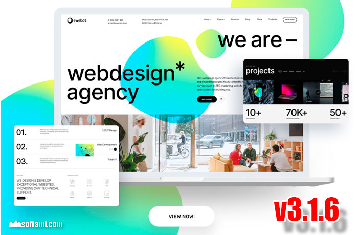 Таки бесплатно WP тема Ewebot | v3.1.6 - odesoftami.com