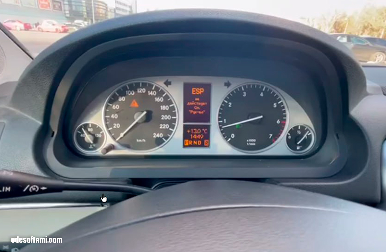 Починили ошибку ESP на Mercedes B-class в Одессе - odesoftami.com