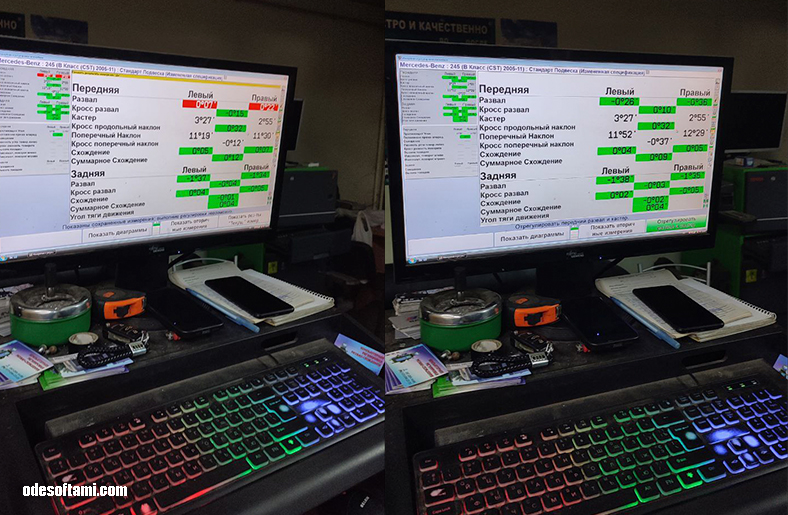 Развал схождение в Одессе : Автоклуб на Дальницкой B-class - odesoftami.com