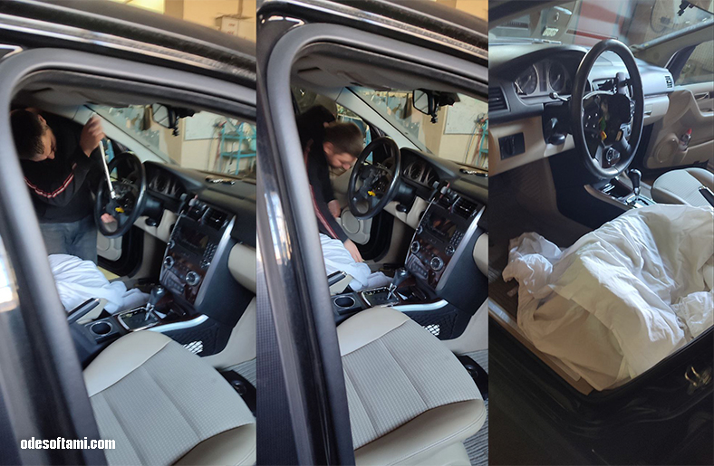 СТО Житомирская Одесса работы по Mercedes W245 ремонт датчик угла руля А1694641518 ESP ошибка - odesoftami.com