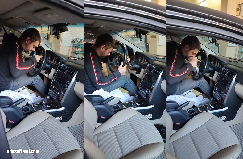 Чиним датчик угла руля в Одессе для Мерседес Б класс на Житомирская 116 - odesoftami.com