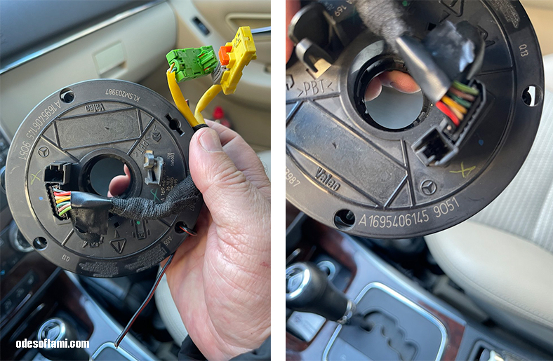 СТО на Житомирской 116 в Одессе — диагностика Mercedes-Benz Star Diagnosis ремонт и калибровка датчика руля B200 - odesoftami.com