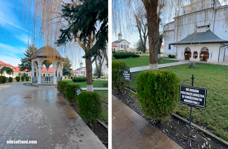 Святой источник монастыря Гигью, Румыния и домик в котором зажигают свечи - odesoftami.com