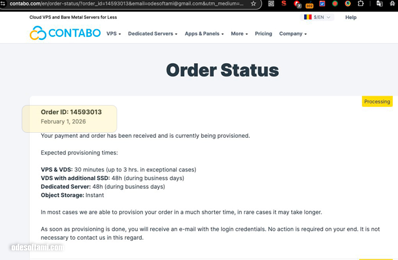 Contabo - Обычная история прощай пока до скорого? - odesoftami.com