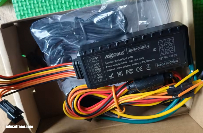 Инструкция по настройке и эксплуатации 4G GPS трекера MV810G MiCODUS - odesoftami.com