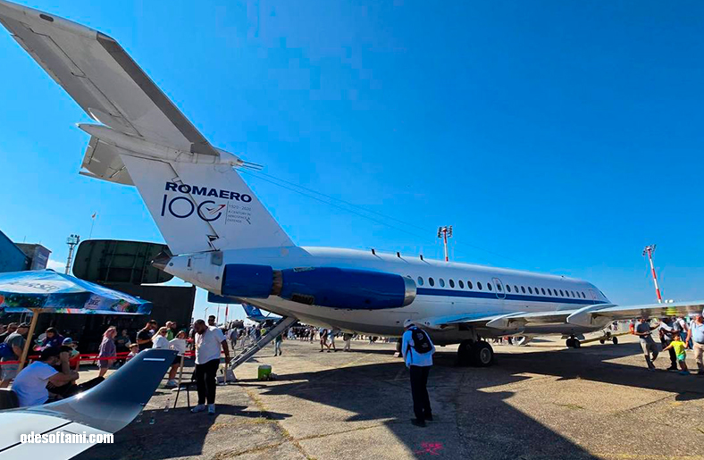 ROMBAC 1-11 румынского производства на авиационной выставке BIAS 2026 в Бухаресте - odesoftami